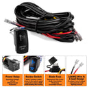 UTV Key On Whip Light Wiring Harness Kit for 2020 - 2024 Can - am Maverick X3 Kawasaki Teryx KRX 1000 - WeiSen - 80206029