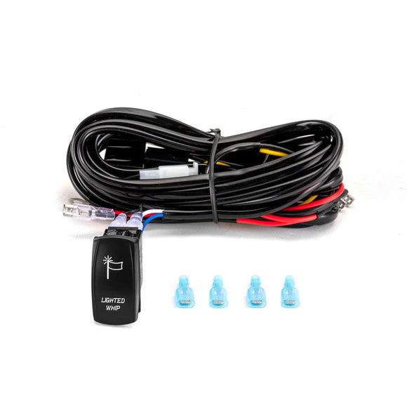 UTV Key On Whip Light Wiring Harness Kit for 2020 - 2024 Can - am Maverick X3 Kawasaki Teryx KRX 1000 - WeiSen - 80206029