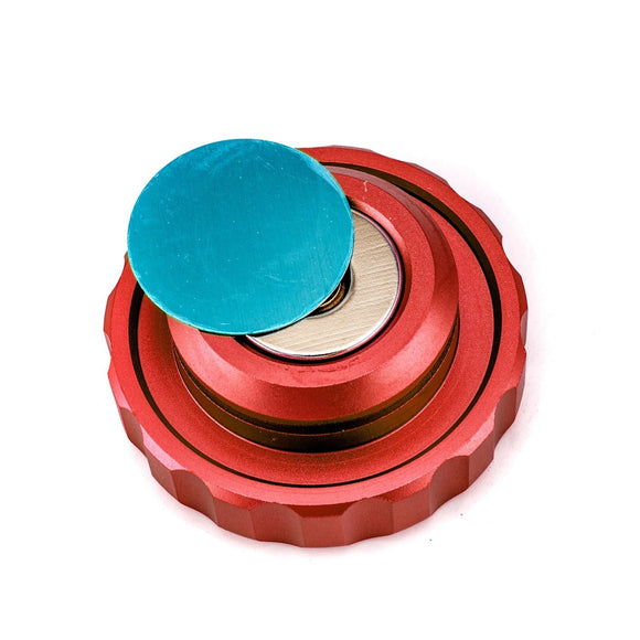 2020 - 2024 Chevrolet Silverado 1500 / GMC Sierra 1500 Anodized Red 6061 Aluminum Magnetic Diesel Fuel Cap - WeiSen - 70501019