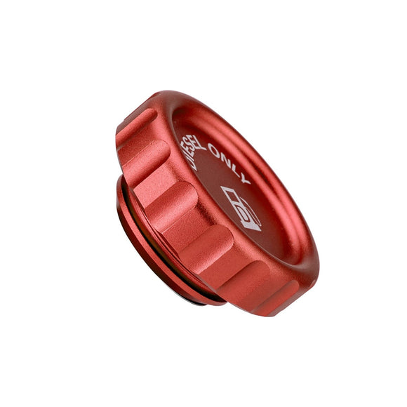 2020 - 2024 Chevrolet Silverado 1500 / GMC Sierra 1500 Anodized Red 6061 Aluminum Magnetic Diesel Fuel Cap - WeiSen - 70501019
