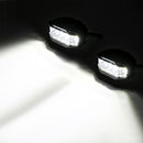 2020 - 2024 Chevy Silverado & GMC Sierra 2500HD/3500HD White&Amber Strobe 3.5 Inch LED Hood Hinge Ditch Light Pods w/ Wiring Harness Kit - WeiSen - 70104074+70201013