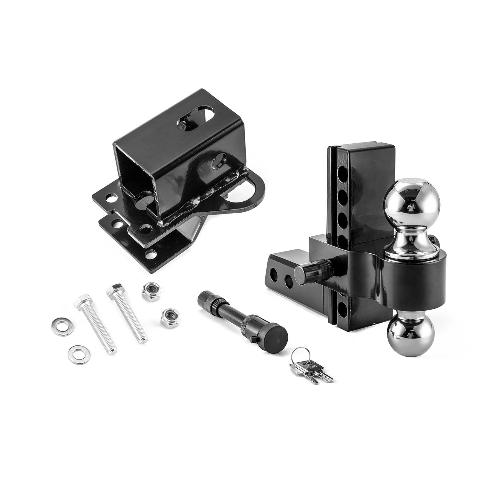 2020 - 2024 Honda Rubicon TRX420 TRX520 Rear Adjustable Trailer Hitch Ball Mount Receiver Kit - Weisen