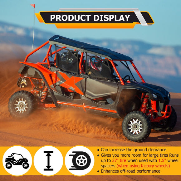 2020 - 2024 Honda Talon 1000X/1000X - 4 Heavy Duty Steel Front & Rear 2.5" Suspension Lift Kit - WeiSen - 80401090