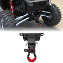 2020 - 2024 Kawasaki Teryx KRX 1000 Heavy - Duty Steel Rear Trailer Hitch & Shackle Hitch Receiver Kit - WeiSen - 80107003+70304017