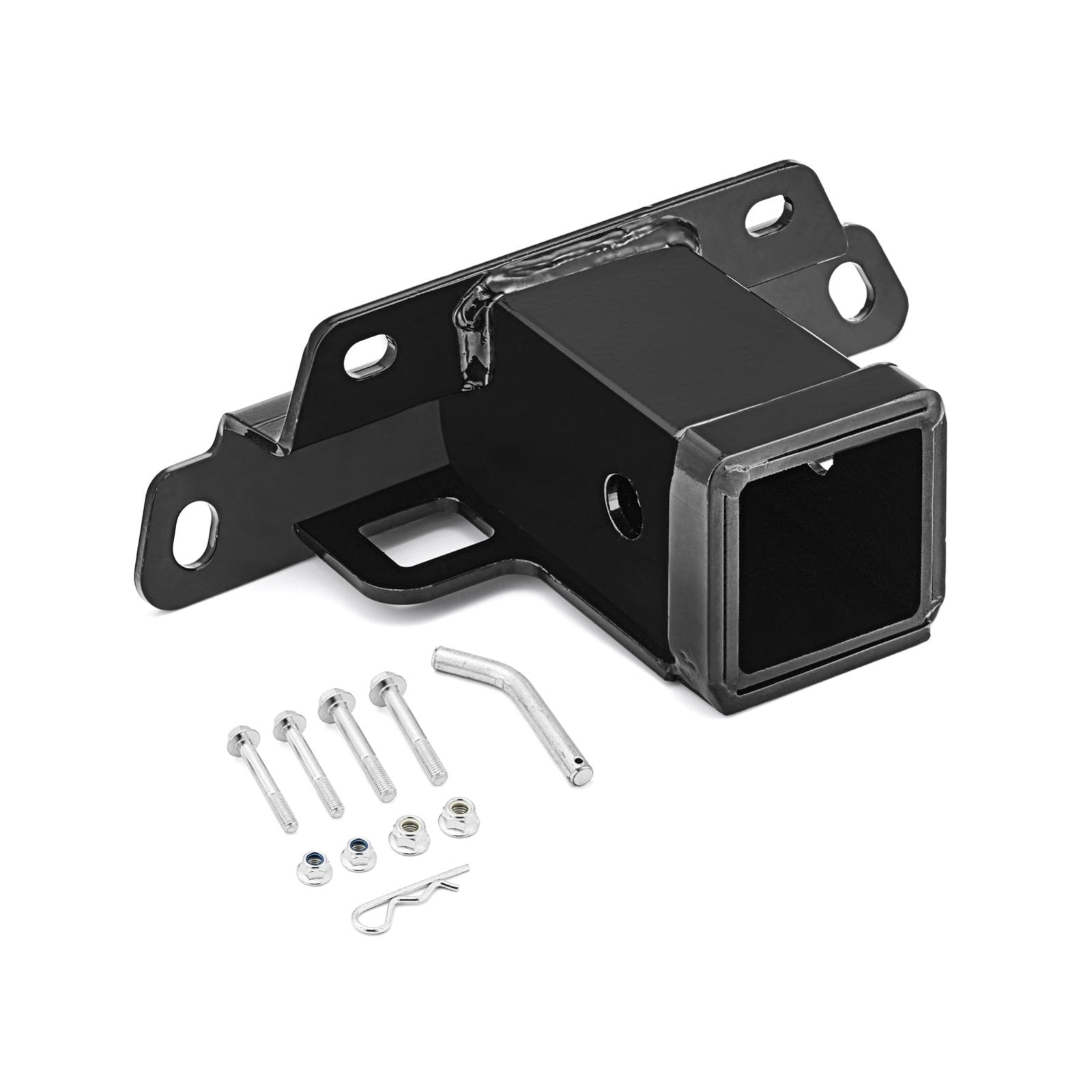 2020 - 2024 Kawasaki Teryx KRX 1000 Heavy - Duty Steel Rear Trailer Hitch & Shackle Hitch Receiver Kit - WeiSen - 80107003+70304017