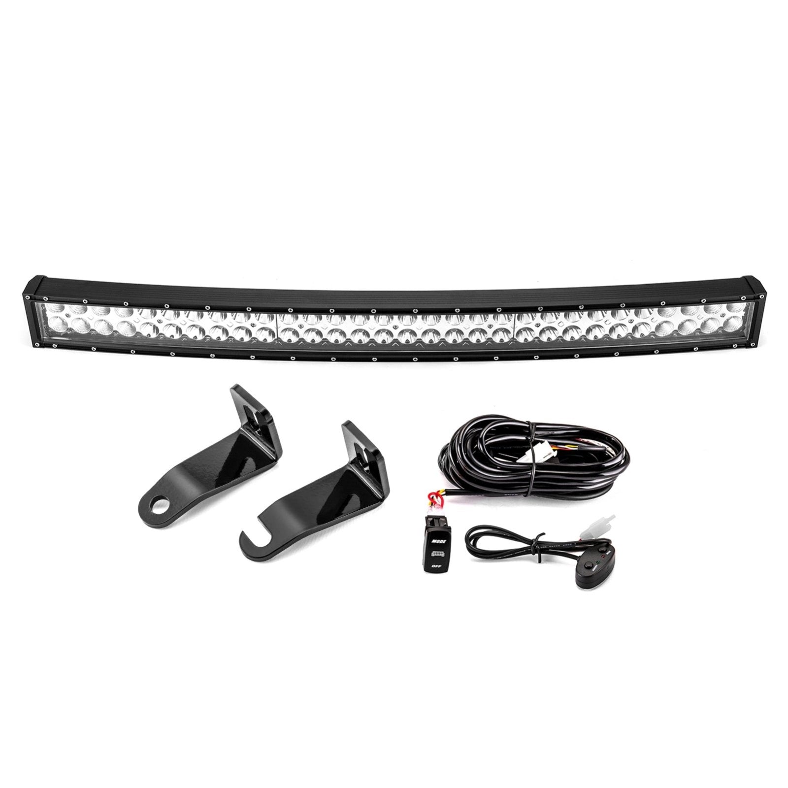 2020-2024 Polaris RZR Pro XP 4 / Pro XP Amber White Strobe 32" Dual Row Curved 180w LED Light Bar - Weisen