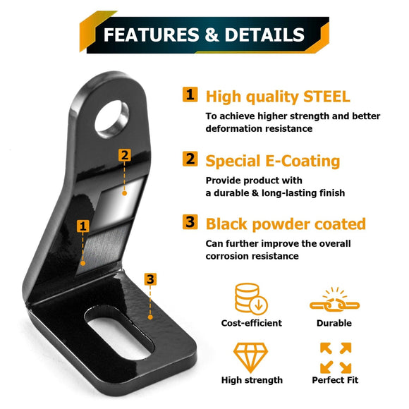 2020 - 2024 Polaris RZR Pro XP / Pro XP 4 Roof Strobe Amber/White 32" Dual Row Straight 180w LED Light Bar Kit - WeiSen - 80101027+70202018