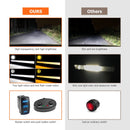 2020 - 2024 Polaris RZR Pro XP / Pro XP 4 Roof Strobe Amber/White 32" Dual Row Straight 180w LED Light Bar Kit - WeiSen - 80101027+70202018