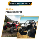 2020 - 2024 Polaris RZR Pro XP / Pro XP 4 Roof Strobe Amber/White 32" Dual Row Straight 180w LED Light Bar Kit - WeiSen - 80101027+70202018