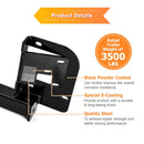 2020 - 2024 Tesla Model Y No - Drill Heavy Duty Steel Class 3 Trailer Hitch 2" Receiver - WeiSen - 70108012