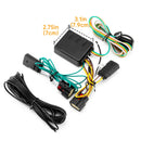 2020 - 2025 Jeep Gladiator JT Rear Class 3 Trailer Hitch 2" Receiver with 4 - Pin Trailer Wiring Harness Kit - WeiSen - 70108008+70206001