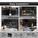 2020 - 2025 Jeep Gladiator JT Rear Class 3 Trailer Hitch 2" Receiver with 4 - Pin Trailer Wiring Harness Kit - WeiSen - 70108008+70206001