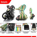 2020 - 2025 Jeep Wrangler JL & Gladiator Models Plug & Play Connector Towed - Vehicle RV Trailer Wiring Harness - WeiSen - 70206083