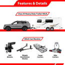 2020 - 2025 Kia Telluride Heavy Duty Steel Rear Class 3 Trailer Hitch 2" Receiver - WeiSen - 70108022