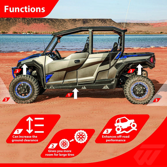 2020 - 2025 Polaris General XP 1000 UTV 6061 Aluminum Front & Rear 2.5Inches Lift Kit - WeiSen - 80401093