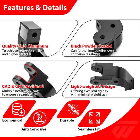 2020 - 2025 Polaris General XP 1000 UTV 6061 Aluminum Front & Rear 2.5Inches Lift Kit - WeiSen - 80401093