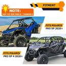 2020 - 2025 Polaris Pro XP/XP 4 Heavy - Duty Steel A Pillar LED Light Pod Mount Bracket - WeiSen - 80102021