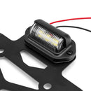 2020 - 2025 Polaris RZR Pro XP/Turbo R/Pro R/Pro S Heavy - Duty Steel License Plate Holder w/ Integrated LED Light & Tail Light Harness - WeiSen - 80203011