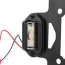 2020 - 2025 Polaris RZR Pro XP/Turbo R/Pro R/Pro S Heavy - Duty Steel License Plate Holder w/ Integrated LED Light & Tail Light Harness - WeiSen - 80203011