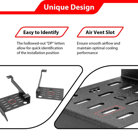2020 - 2025 Silverado 1500 Front Bumper Grille Light Bar Mounting Bracket (for 30" Straight Light Bar) - WeiSen - 70103015