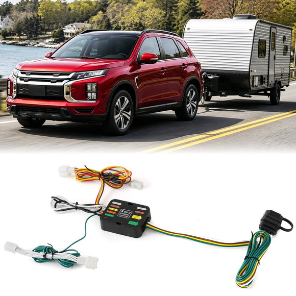 2020-2026 Mitsubishi Outlander Sport RVR Plug & Play, 4-Way Flat Trailer Wiring Harness Kit - WeiSen - 70206098