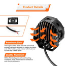 2020+ Kawasaki Teryx KRX 1000 Roof 42" LED Light Bar + A - pillar 5" Light Pods Kit - WeiSen - 80101025+70202009+80102018+70201010+70203009