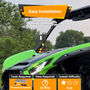 2020+ Kawasaki Teryx KRX 1000 Roof 42" LED Light Bar + A - pillar 5" Light Pods Kit - WeiSen - 80101025+70202009+80102018+70201010+70203009