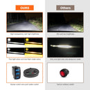 2020+ Kawasaki Teryx KRX 1000 Upper Roof Amber White Strobe 42" Curved LED Light Bar Kit - WeiSen - 80101025+70202020