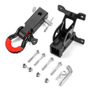 2020+ Polaris RZR PRO XP Heavy - Duty Steel 2" Rear Receiver Hitch & Shackle Hitch Receiver w/ 3/4" D Ring & 7/8" Locking Pin - WeiSen - 80107009+70304017