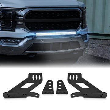 2021 - 2023 Ford F - 150 9th Gen Steel Bumper Light Bar Mounting Bracket for 30 - 35" Stright Light Bar / Work Lights - WeiSen - 70102062