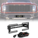 2021 - 2023 Ford F - 150 Raptor Front Bumper Bolt - On Lower Grill 11.3" Light Bar Kit - WeiSen - 70103016