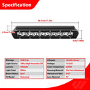 2021 - 2023 Ford F - 150 Raptor Front Bumper Bolt - On Lower Grill 11.3" Light Bar Kit - WeiSen - 70103016