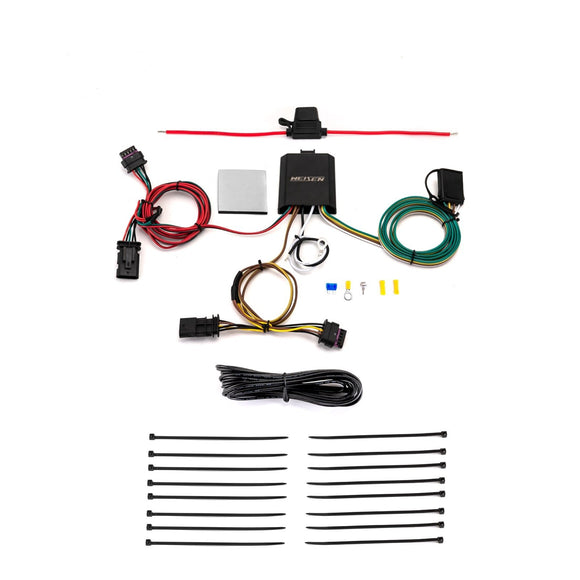 2021 - 2023 Tesla Model Y No Drill Class 3 Trailer Hitch 2" Receiver & Plug&Play 4 - Pin Trailer Wiring Harness - WeiSen - 70108012+70206078