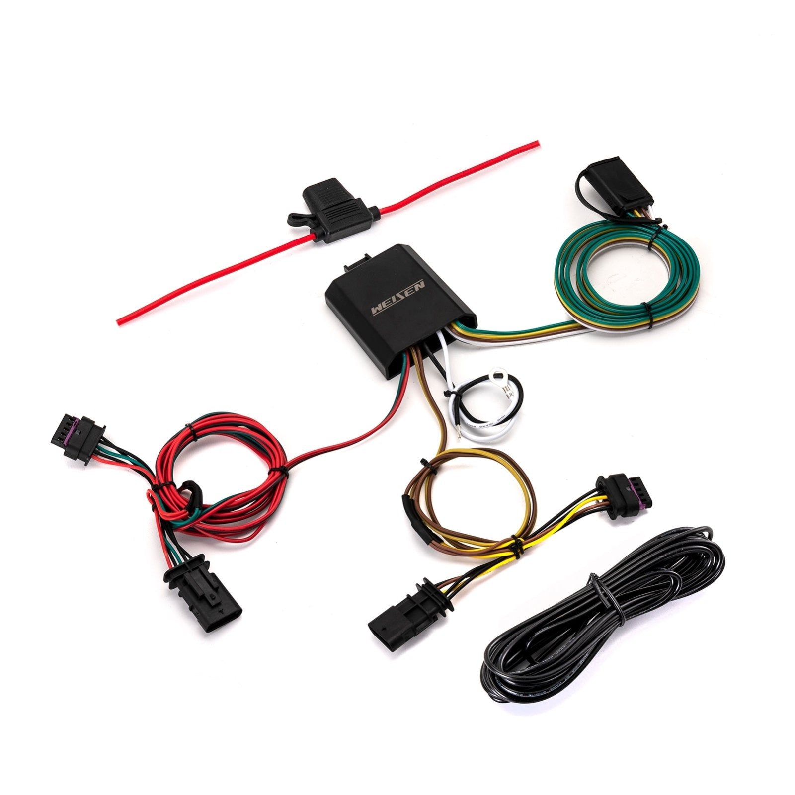 2021 - 2023 Tesla Model Y Plug&Play 4 - Way Flat Output 4 - Pin Trailer Wiring Harness - Weisen