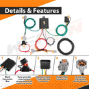 2021 - 2025 3rd Gen Nissan Rogue 4 - Pin Trailer Hitch Tow Wiring Harness - WeiSen - 70206062