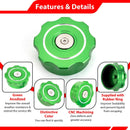 2021 - 2024 Ford F - 150 Trucks Ranger Maverick 6061 Aluminum Anodized Green Capless Fuel System Fuel Cap - WeiSen - 70501008