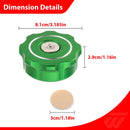 2021 - 2024 Ford F - 150 Trucks Ranger Maverick 6061 Aluminum Anodized Green Capless Fuel System Fuel Cap - WeiSen - 70501008