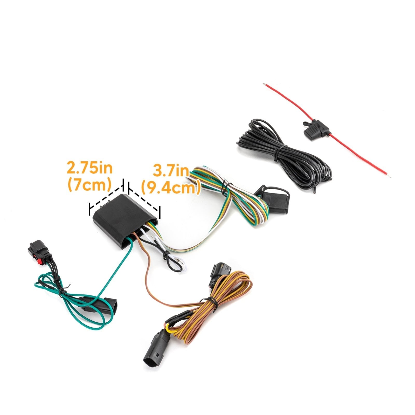 2021 - 2024 Jeep Grand Cherokee L WL Plug&Play 4 - Way Flat Trailer Wiring Harness Kit - Weisen