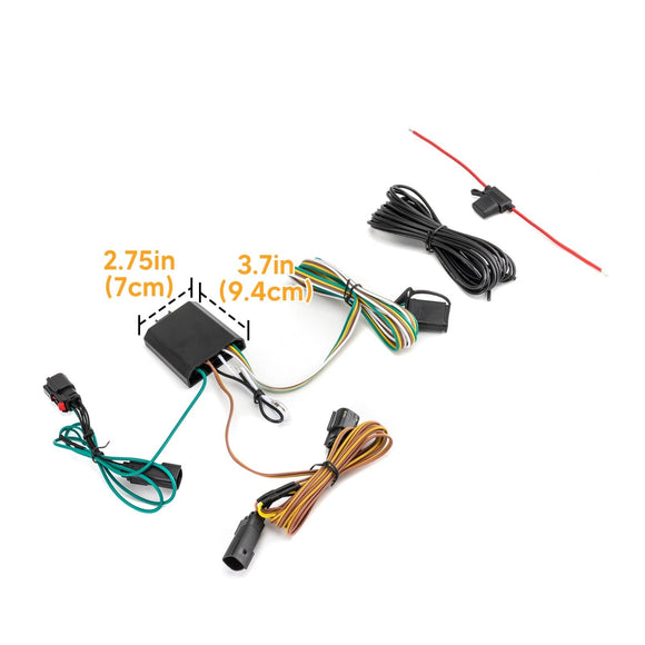 2021 - 2025 Jeep Grand Cherokee L WL Plug&Play 4 - Way Flat Trailer Wiring Harness Kit - WeiSen - 70206052