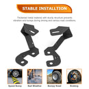 2021 - 2025 Ford Bronco Sport Bolt - On Heavy - Duty Steel Hood Hinge LED Ditch Light Bracket - WeiSen - 70104073