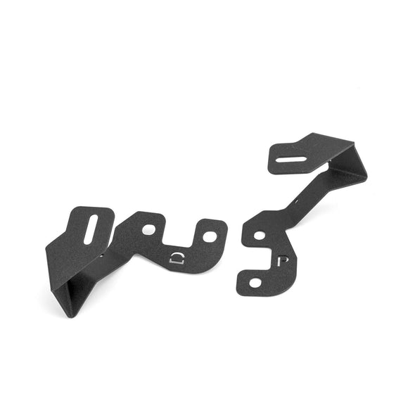 2021 - 2025 Ford Bronco Sport Bolt - On Heavy - Duty Steel Hood Hinge LED Ditch Light Bracket - WeiSen - 70104073