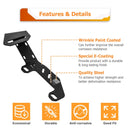 2022 - 2024 Chevy Silverado & GMC 1500 Models Heavy - Duty Steel Hood Hinge LED Ditch Light Bracket - WeiSen - 70104070