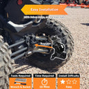 2022 - 2024 Maverick X3/MAX Heavy - Duty Steel Rear Adjustable Trailer Hitch Ball Mount Receiver Kit - WeiSen - 80107021+70304025