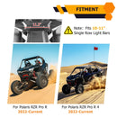 2022 - 2024 Polaris RZR PRO R / PRO R 4 Front Hood 10 - 11" Single Row LED Light Bar Mounting Bracket - WeiSen - 80112001