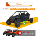 2022 - 2024 Polaris RZR Pro R Roof 42" Curved LED Light Bar Mount Bracket & Wiring Harness Kit w/ Pulse Bus Bar - WeiSen - 80101030+80206007