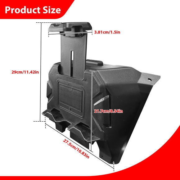 2022-2024 Polaris RZR Pro XP / Turbo R / Turbo R UTV Electronic Device Mount w/ Storage Compartment - WeiSen - 80315005