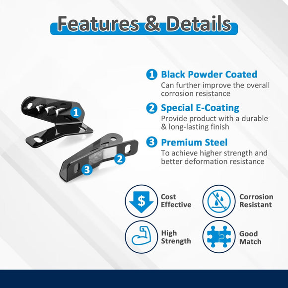 2022 - 2024 Polaris RZR Turbo R / Pro XP UTV Roof 32" Curved LED Light Bar Kit - WeiSen - 80101035+70202007+80206007