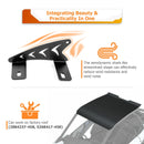 2022 - 2024 RZR Pro R 4 / Pro R Amber White Spot Flood Strobe 42" Dual Row Curved 240w LED Light Bar Kit - WeiSen - 80101030+70202020