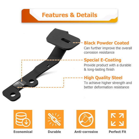 2022 - 2025 3rd Toyota Tundra White&Amber Strobe 3.5 Inch LED Hood Hinge Ditch Light Pods w/ Wiring Harness Kit - WeiSen - 70104059+70201013