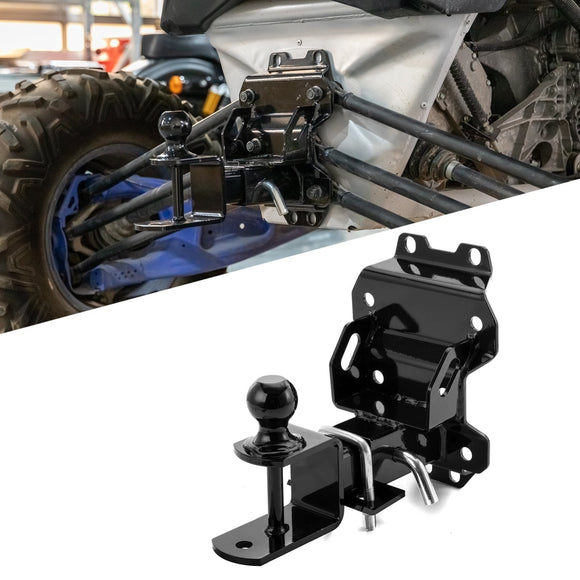 2022 - 2025 Can Am Maverick X3/MAX UTV Rear Receiver Hitch Kit w/ 2 - Inch Trailer Hitch 3 - in - 1 Ball Mount 5/8" Lock Pin Tightener - WeiSen - 8010702103